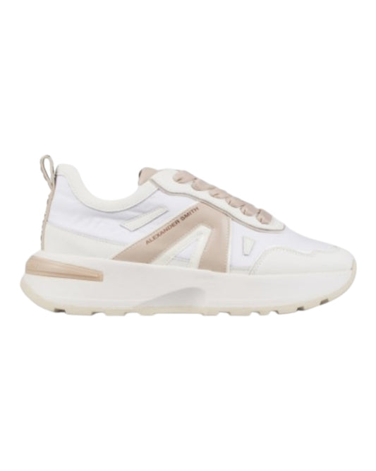 ALEXANDER SMITH LIVERPOOL IN PELLE BIANCA/NUDE