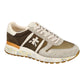 PREMIATA LANDER 7206 IN CAMOSCIO E TESSUTO VERDE