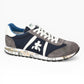PREMIATA LUCY 7089 IN CAMOSCIO GRIGIO/BLU