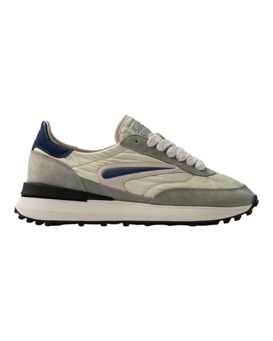 DATE ATHLETA IN CAMOSCIO E TESUUTO GRIGIO/BEIGE