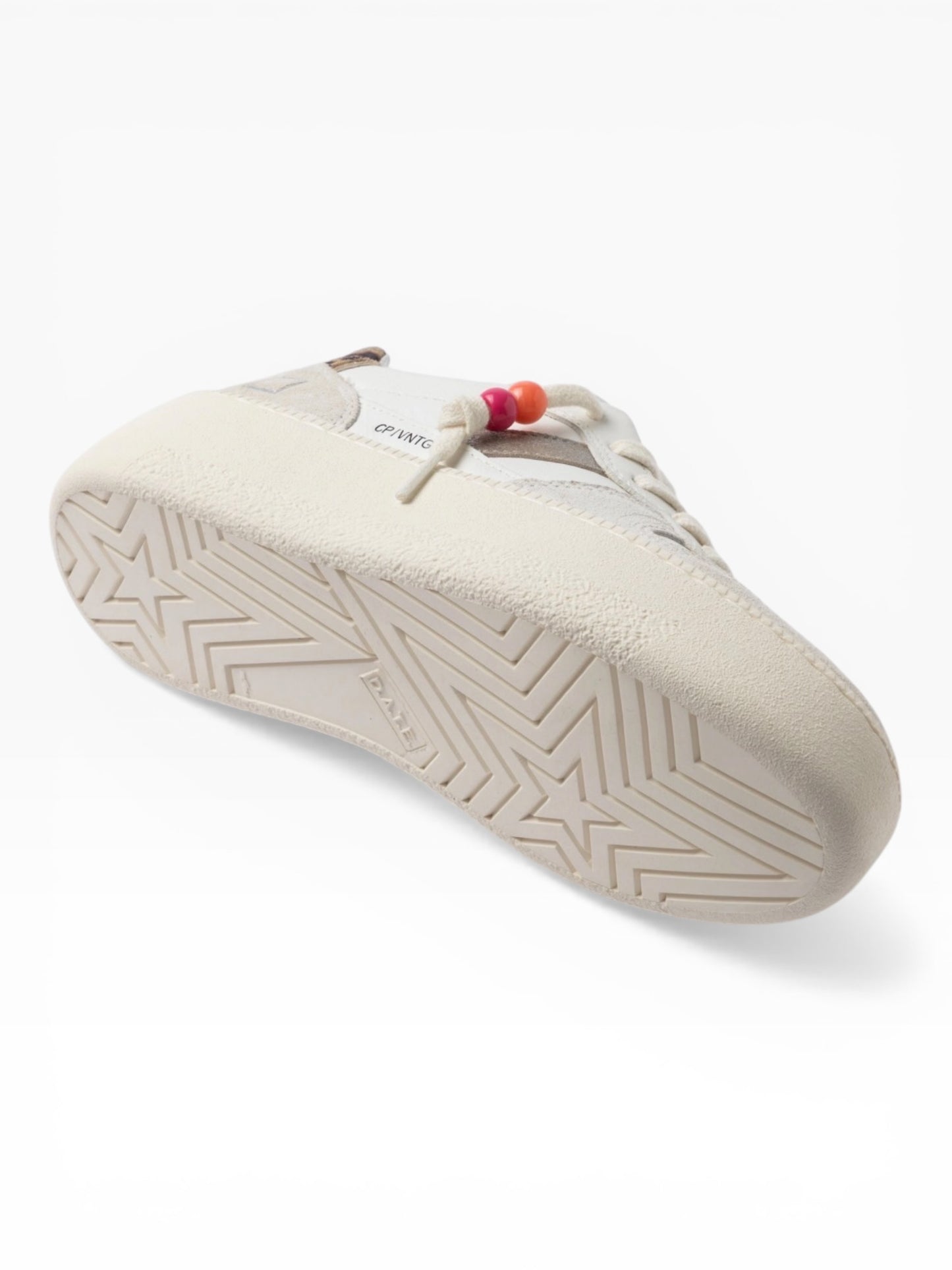 DATE COURT PLATFORM VINTAGE WHITE/LEOPARD