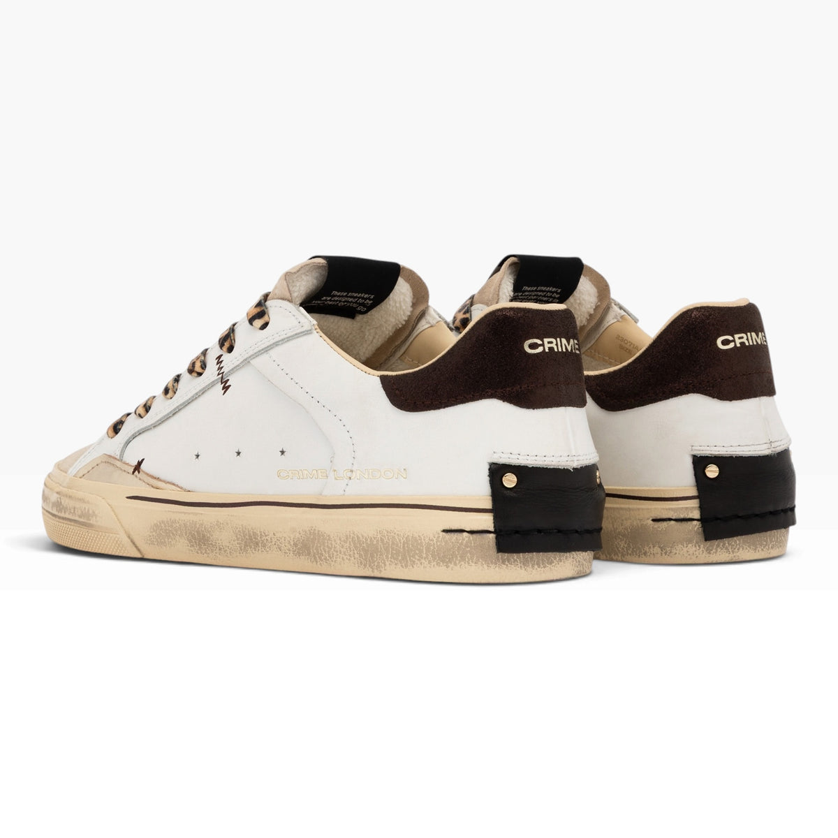 CRIME LONDON DECONSTRUCTED 23071 BIANCO/MARRONE