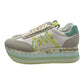PREMIATA 7374 BETH IN CAMOSCIO BEIGE/BIANCA/VERDE