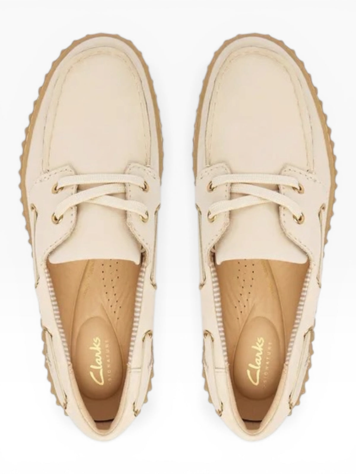 CLARKS TORHILL BOAT BEIGE