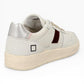 DATE COURT 2.0 VINTAGE CALF WHITE/ BORDEAUX