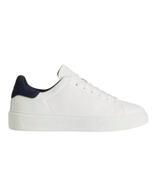 WOOLRICH COURT PELLE BIANCA/BLU