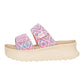 HEY DUDE DELRAY SURF IN TESSUTO ROSA MULTI