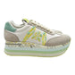 PREMIATA 7374 BETH IN CAMOSCIO BEIGE/BIANCA/VERDE
