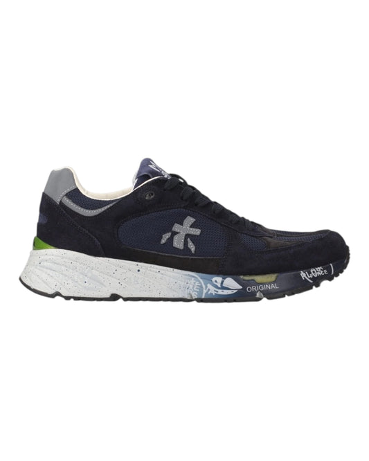 PREMIATA 6887 MASE IN CAMOSCIO BLU