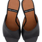 ANGEL ALARCON 125750Z CIABATTA CON TACCO IN PELLE NERA