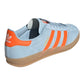 ADIDAS GAZELLE INDOOR IN CAMOSCIO AZZURRA BANDE ARANCIO