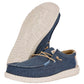 HEY DUDE WALLY JUTE IN TESSUTO AZZURRO