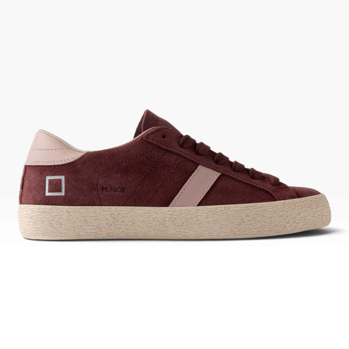 DATE HILL LOW SUEDE BORDEAUX