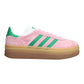 ADIDAS GAZELLE BOLD IN CAMOSCIO FUXIA BANDE VERDI