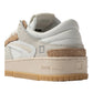 DATE TORNEO COLLAR IN PELLE E TESSUTO BIANCA/BEIGE
