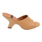 ANGEL ALARCON 125750Z CIABATTA CON TACCO IN PELLE CUOIO