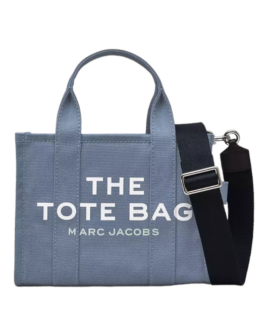 MARC JACOBS THE TOTE BAG SMALL BLUE SHADOW