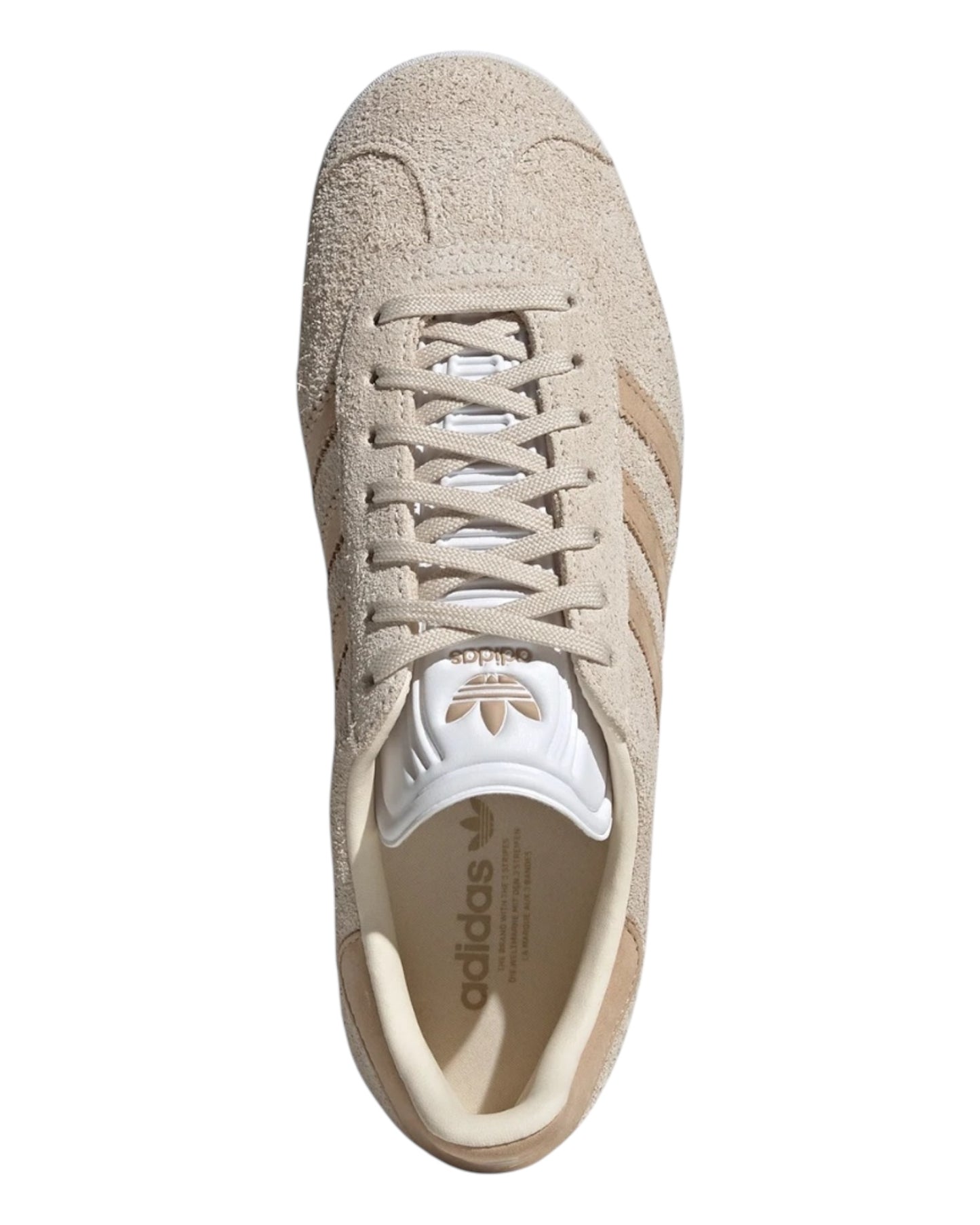 ADIDAS GAZELLE IN CAMOSCIO BEIGE/BIANCA