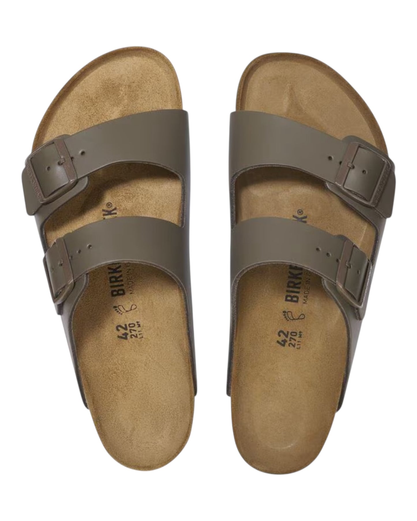 BIRKENSTOCK ARIZONA 9107-9055 GRIGIO