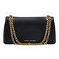 MARC JACOBS THE DUAL CHAIN MINI BAG IN PELLE NERA