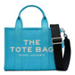 MARC JACOBS THE TOTE BAG CANVAS SMALL AZZURRO
