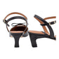 ANGEL ALARCON 050480A CHANEL CON FIOCCHETTO IN PELLE LUCIDA NERA