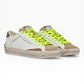 CRIME LONDON DISTRESSED 19001 BIANCO/VERDE/FLUO