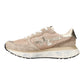 PREMIATA LAURYN 7486 IN CAMOSCIO E TELA A RETE ROSA