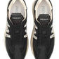PREMIATA BETH 6953 IN PELLE NERA INSERTI BEIGE TALLONE IN CAVALLINO