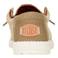 HEY DUDE WALLY WORKWEAR IN TESSUTO BEIGE