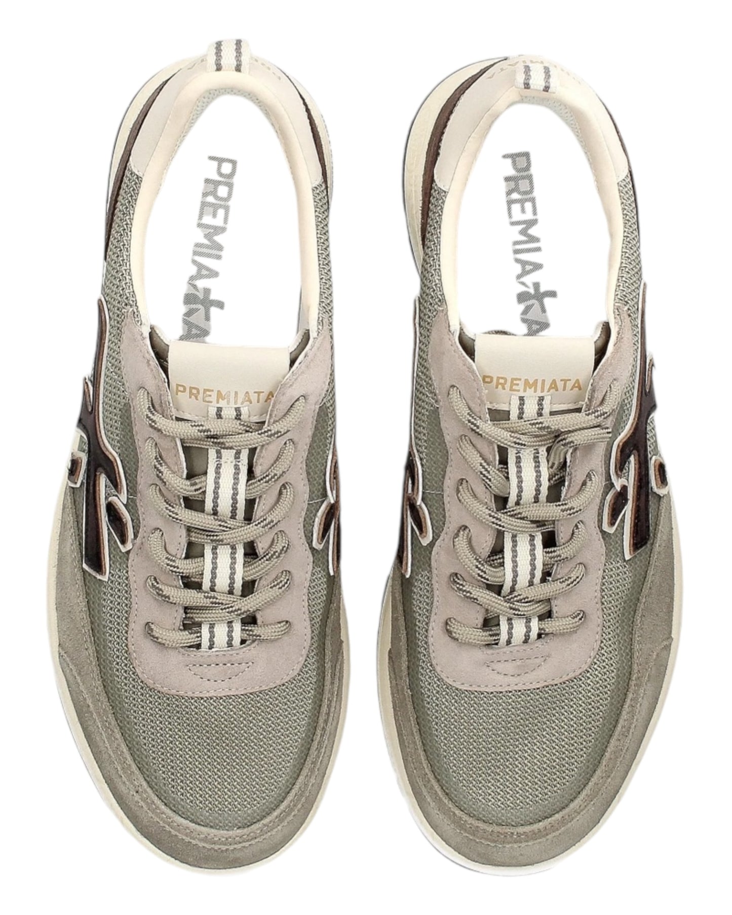PREMIATA NOUS 6855 INCAMOSCIO/TESSUTO VERDE