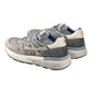 PREMIATA MICK 7247 IN CAMOSCIO E TELA GRIGIO LACCI AZZURRI