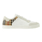 BURBERRY SNEAKERS IN PELLE E CAMOSCIO CON CHECK