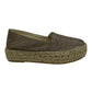 LA MAISON DE L'ESPADRILE PLATFORM GLITTERATA ORO
