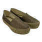 LA MAISON DE L'ESPADRILE PLATFORM GLITTERATA ORO
