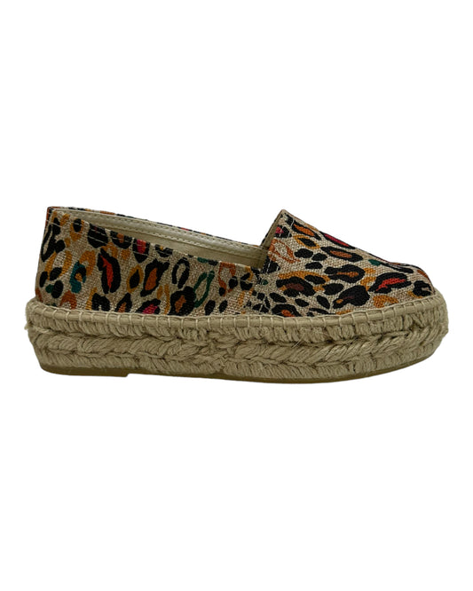 LA MAISON DE L'ESPADRILLE PLATFORM 485 LEOPARD