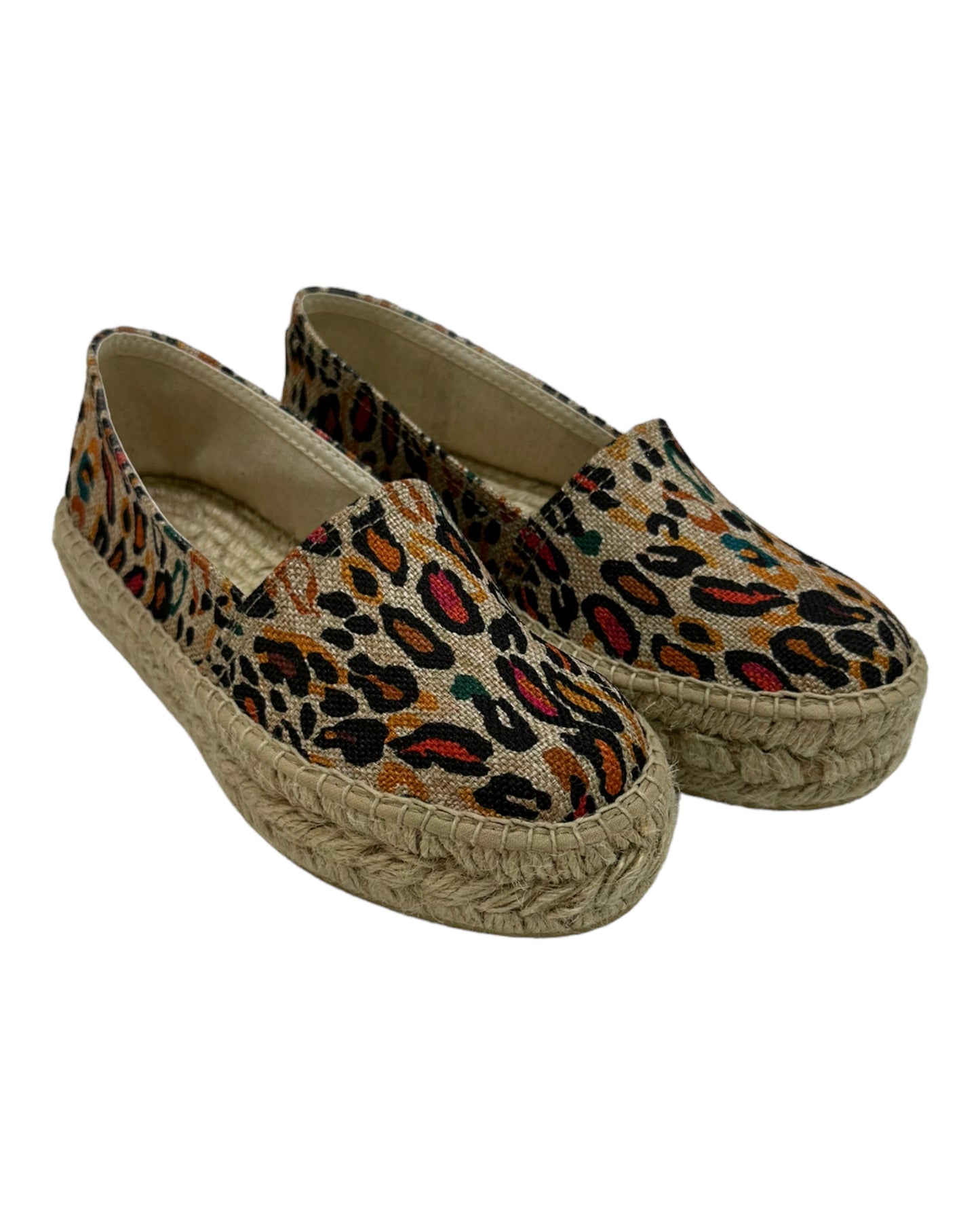 LA MAISON DE L'ESPADRILLE PLATFORM 485 LEOPARD